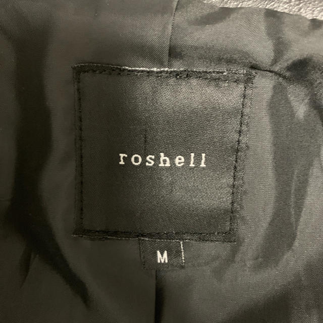 Roshell(ロシェル)のroshell 本革レザージャケットサイズM メンズのジャケット/アウター(レザージャケット)の商品写真
