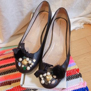 ツモリチサト(TSUMORI CHISATO)のツモリチサト フラットシューズ 24.5(バレエシューズ)