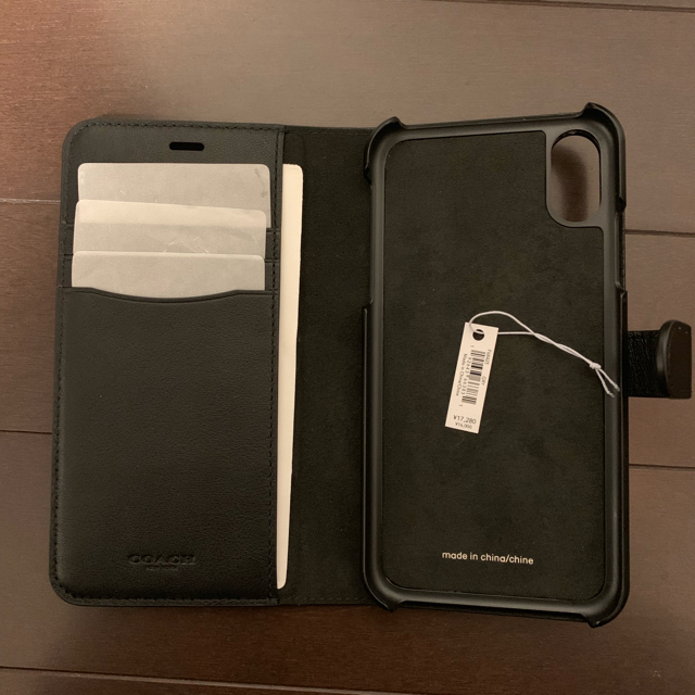 COACH(コーチ)のCOACH 手帳型ケースXR♦新品未使用 スマホ/家電/カメラのスマホアクセサリー(iPhoneケース)の商品写真