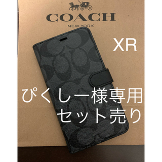 コーチ(COACH)のCOACH 手帳型ケースXR♦新品未使用(iPhoneケース)