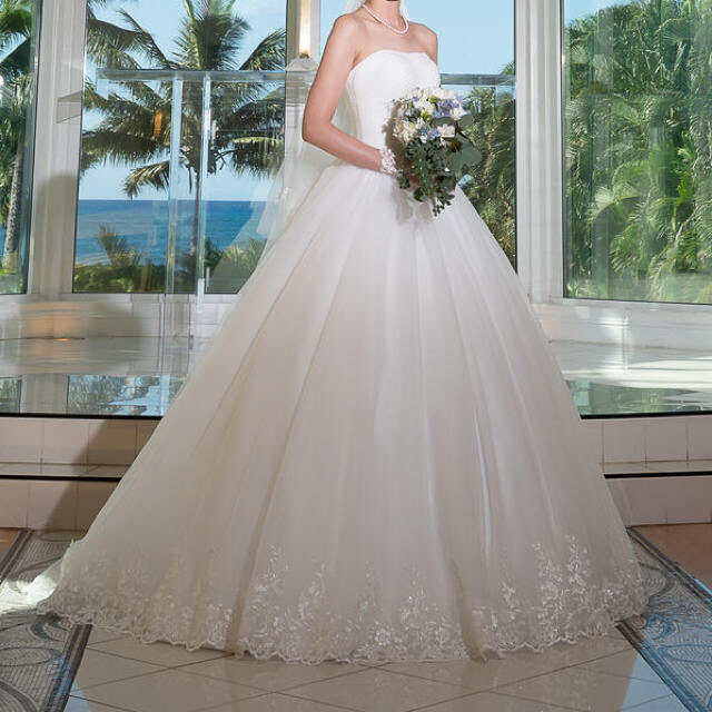 YNS WEDDING セミオーダーウェディングドレス ※パニエ付き レディースのフォーマル/ドレス(ウェディングドレス)の商品写真