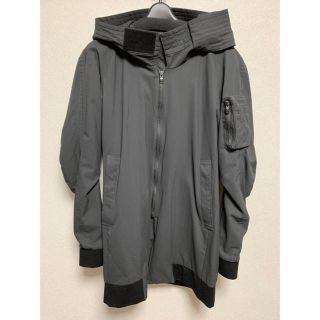 デヴォア(DEVOA)のDEVOA Hooded Jacket Silk Gabardine (ミリタリージャケット)