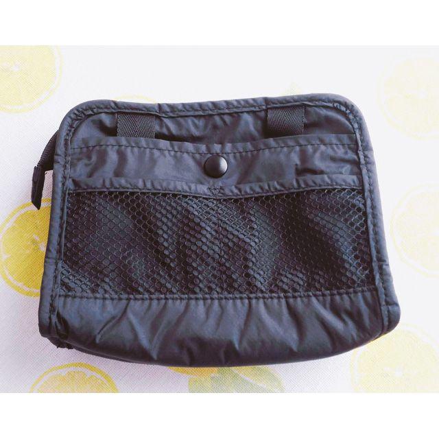 MUJI (無印良品)(ムジルシリョウヒン)の無印良品　バッグインバッグ　ブラック　ナイロン レディースのバッグ(その他)の商品写真