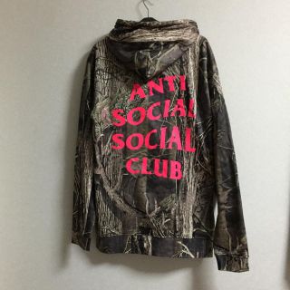 シュプリーム(Supreme)のXXLサイズ anti  social  social club カモ パーカー(パーカー)