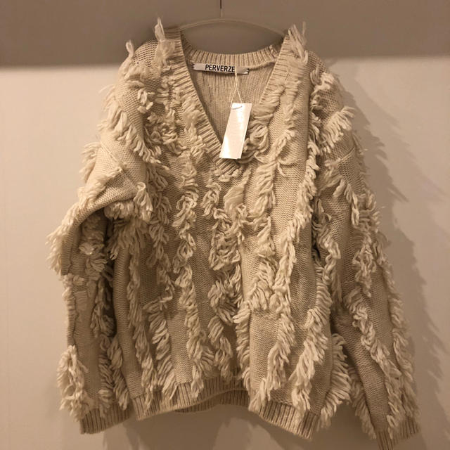 TOGA - PERVERZE パーバーズ フリンジニット 白 新品 KNITの通販 by S｜トーガならラクマ