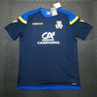 カンタベリー(CANTERBURY)のマクロン ラグビーイタリア代表 トレーニングTシャツ(ラグビー)