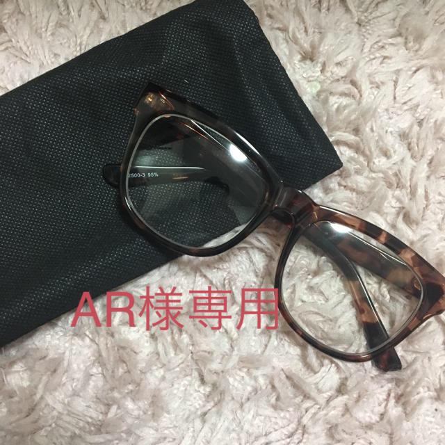 伊達メガネ レディースのファッション小物(サングラス/メガネ)の商品写真