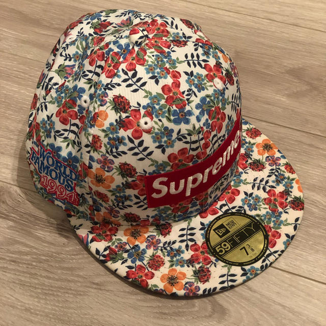 Supreme キャップ 花柄キャップ