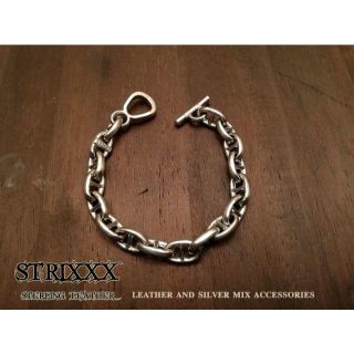 29 ナローあずきブレスレット　STRIXXX sterling leather