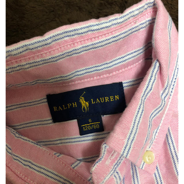 Ralph Lauren(ラルフローレン)のmika様専用ラルフローレン ストライプシャツ120キッズ キッズ/ベビー/マタニティのキッズ服男の子用(90cm~)(ドレス/フォーマル)の商品写真