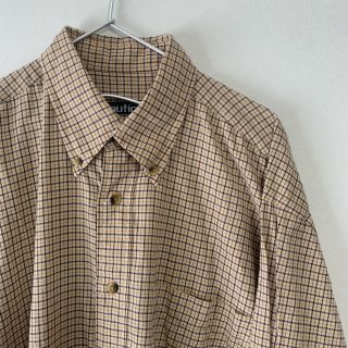 ノーティカ(NAUTICA)の古着 90s Nautica BD  チェックシャツ ワンポイント(シャツ)