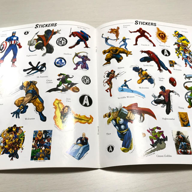 MARVEL(マーベル)のUltimate Sticker Book マーベル　ステッカー エンタメ/ホビーのエンタメ その他(その他)の商品写真