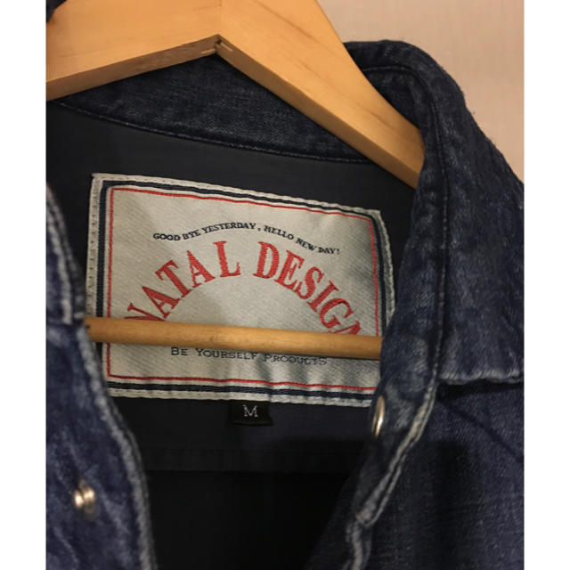 NATAL DESIGN(ネイタルデザイン)のネイタルデザイン キルテッドシャツ メンズのジャケット/アウター(Gジャン/デニムジャケット)の商品写真