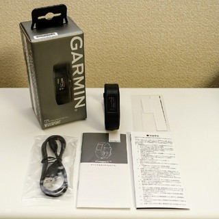 ガーミン(GARMIN)の美品★GARMIN GPS vivosport Slate バンドLサイズ★(その他)