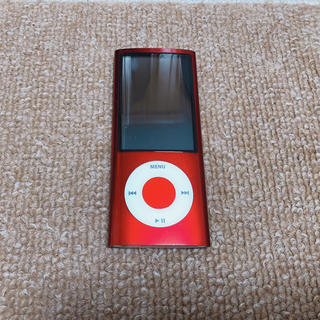 アップル(Apple)のiPod nano 5世代 8GB red 赤(ポータブルプレーヤー)