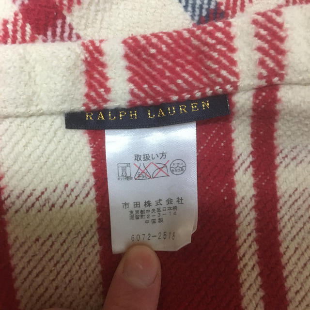 Ralph Lauren(ラルフローレン)のラルフローレン 厚手ウールブランケット インテリア/住まい/日用品の寝具(毛布)の商品写真