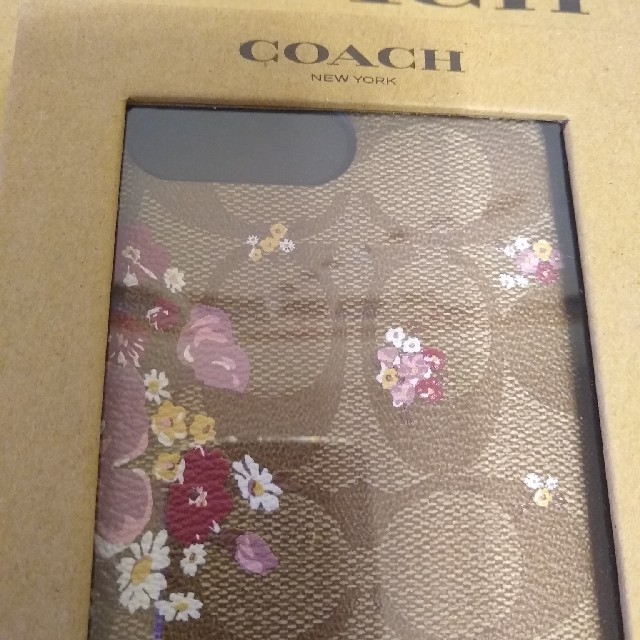 COACH(コーチ)の☆新品☆ COACH アイフォンケース iphone 8 plus コーチ 花柄 スマホ/家電/カメラのスマホアクセサリー(iPhoneケース)の商品写真