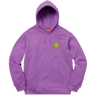 シュプリーム(Supreme)のSupreme spitfire hooded sweatshirt 紫 L(パーカー)