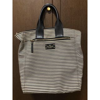 ケイトスペードニューヨーク(kate spade new york)の【お値下げ！】ケイトスペード ボーダーバッグ(トートバッグ)