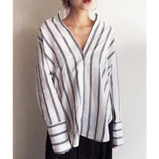 トゥデイフル(TODAYFUL)のTODAYFUL  Doublecuff stripe shirt(シャツ/ブラウス(長袖/七分))