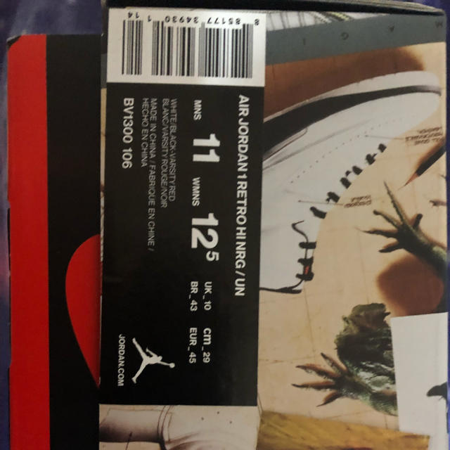 セットアップ 1 Jordan Air - NIKE union 新品未使用 29cm スニーカー