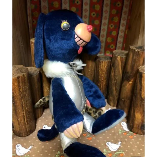 信頼 こげ茶テディベア 2000年代初め大塚勝俊作家ハンドメイド1点もの