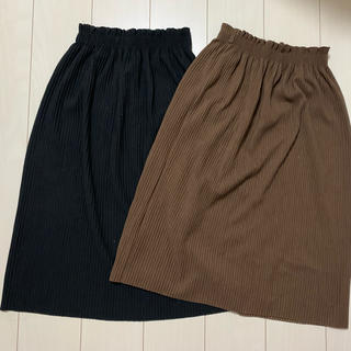 スタイルナンダ(STYLENANDA)の韓国 リブニットスカート(ひざ丈スカート)