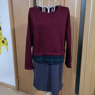 フェリシモ(FELISSIMO)のstylish thief　
重ね着　チュニック　ワンピース　(チュニック)