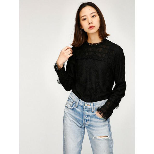 moussy(マウジー)のレースブラウス/moussy レディースのトップス(シャツ/ブラウス(長袖/七分))の商品写真