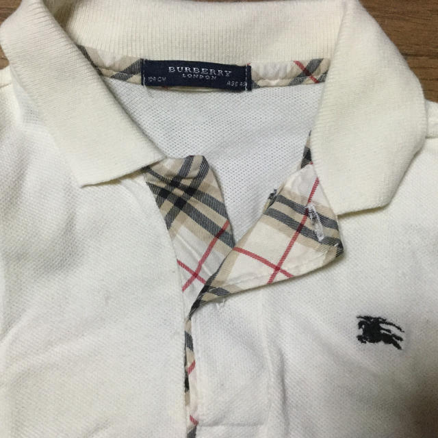 BURBERRY(バーバリー)のバーバリー 半袖ポロシャツ 109cm キッズ/ベビー/マタニティのキッズ服男の子用(90cm~)(Tシャツ/カットソー)の商品写真