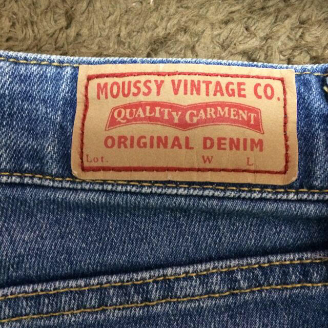 moussy(マウジー)のmoussyデニム27 レディースのパンツ(デニム/ジーンズ)の商品写真