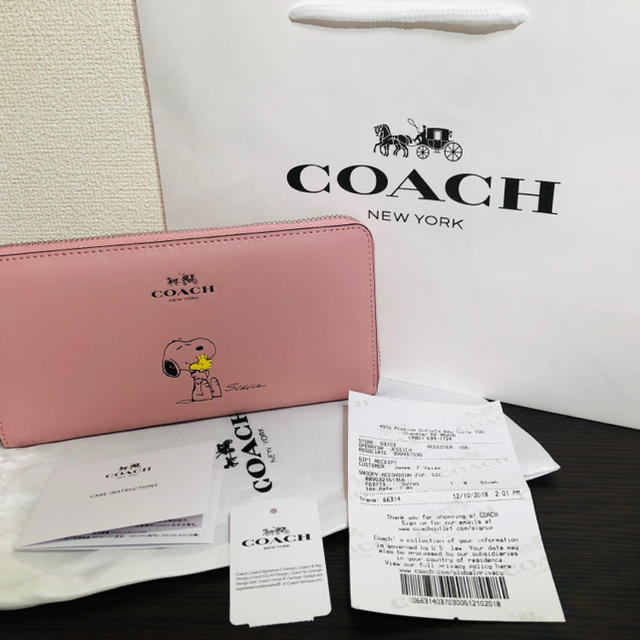 【新品】COACH スヌーピー財布