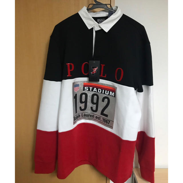 ポロシャツpolo 1992 ポロラルフローレン ラガーシャツ polo 復刻 ポロ 新品