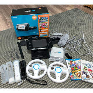 ウィーユー(Wii U)の【発送3/20まで】Wii U ファミリープレミアムセット ＋ソフトなど(家庭用ゲーム機本体)