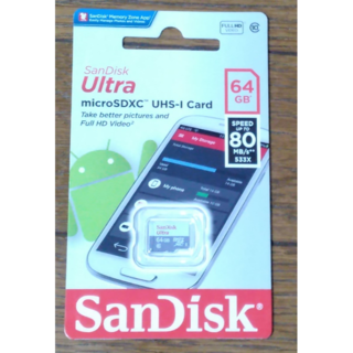 サンディスク(SanDisk)の【新品未開封】サンディスク microSDカード 64GB(その他)