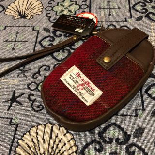 ハリスツイード(Harris Tweed)のハリスツイード 携帯ポーチ 小物ポーチにも☆(ポーチ)