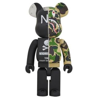 アベイシングエイプ(A BATHING APE)の国内正規品 ape x neighborhood be@rbrick 1000％(その他)