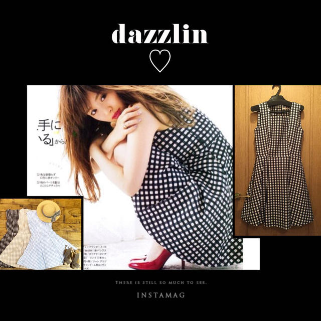 dazzlin(ダズリン)の今季♡鈴木えみさん着用♡ レディースのワンピース(ひざ丈ワンピース)の商品写真
