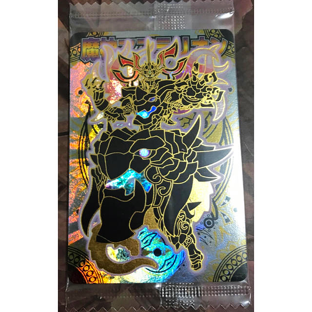 BANDAI(バンダイ)の神羅万象チョコ 魔神マステリオン 金箔 レア エンタメ/ホビーのアニメグッズ(カード)の商品写真