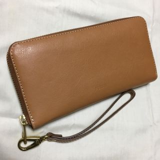 フォッシル(FOSSIL)のfossil  長財布 キャメル(財布)