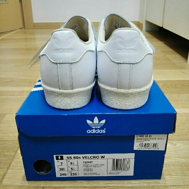 新品！半額以下！adidas originalsリネンレザースニーカー 24cm