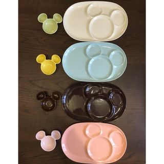 ディズニー(Disney)のseijirouh様専用　ミッキー皿4枚 小皿4枚セット(食器)