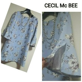 セシルマクビー(CECIL McBEE)の値下げ中⭐️CECIL Mc BEE⭐️セシルマクビー⭐️花柄ワンピース(ひざ丈ワンピース)