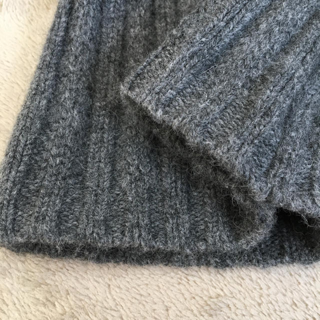 DEUXIEME CLASSE(ドゥーズィエムクラス)のドゥーズイエムクラス  Wool/Angora ファー付きニットキャップ レディースの帽子(ニット帽/ビーニー)の商品写真