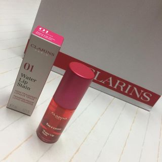 クラランス(CLARINS)のCLARINS ウォーターリップステイン 01(口紅)