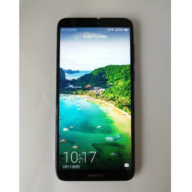 ANDROID(アンドロイド)のHUAWEI nova lite 2　中古 スマホ/家電/カメラのスマートフォン/携帯電話(スマートフォン本体)の商品写真