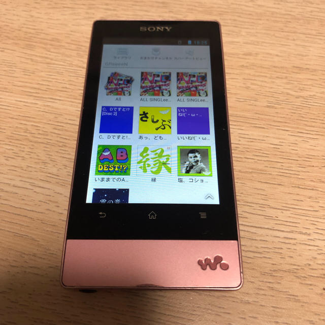 WALKMAN(ウォークマン)のウォークマン NW-F805 16ギガ スマホ/家電/カメラのオーディオ機器(ポータブルプレーヤー)の商品写真