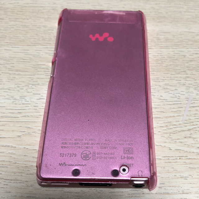 WALKMAN(ウォークマン)のウォークマン NW-F805 16ギガ スマホ/家電/カメラのオーディオ機器(ポータブルプレーヤー)の商品写真