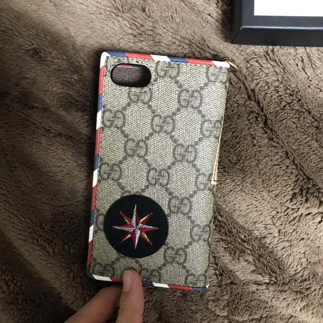 Gucci(グッチ)のGUCCI クーリエ iPhone7 8 ケース スマホ/家電/カメラのスマホアクセサリー(モバイルケース/カバー)の商品写真