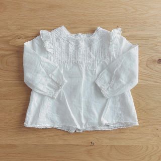 ザラキッズ(ZARA KIDS)のロマンティックブラウス 74cm(シャツ/カットソー)